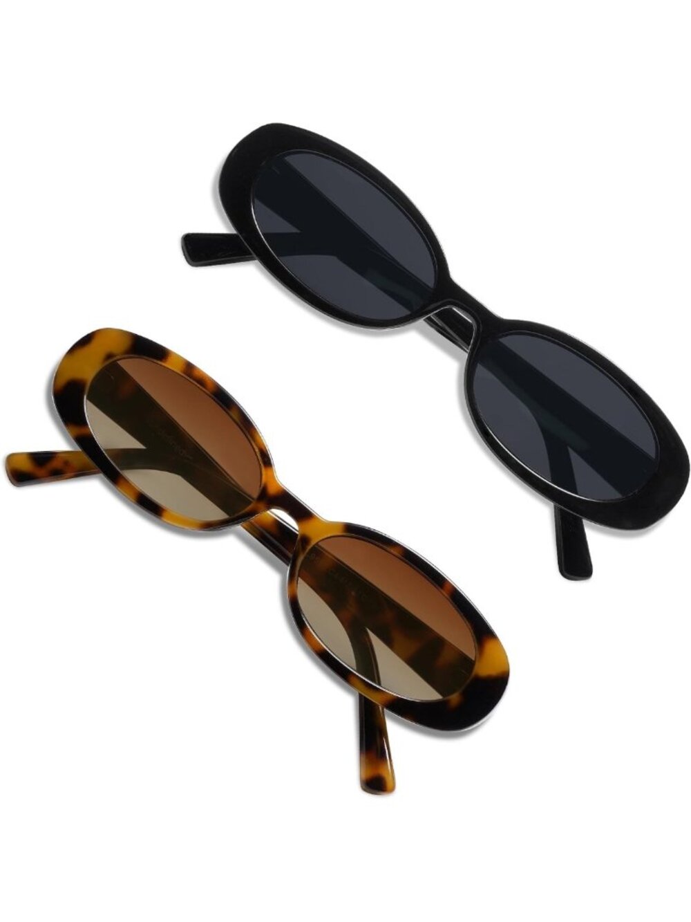 Retro Polarized Oval Sunglasses for Women & Men | Small 90s Style Shades
